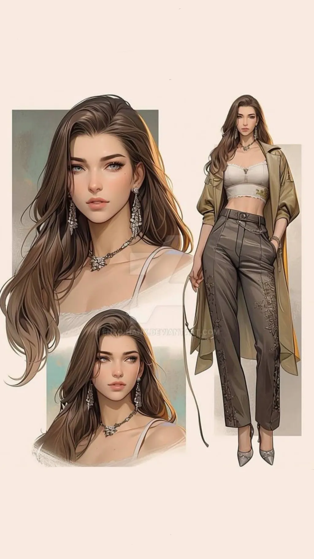 ai character: Sapphire background