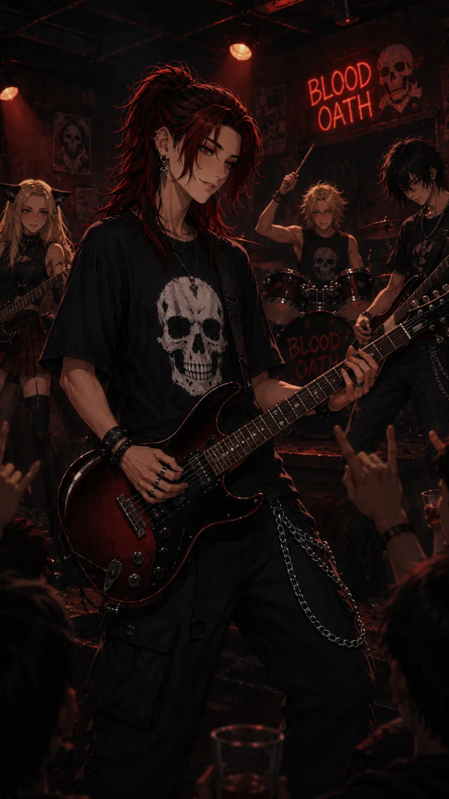 ai character: Scarlett Grave background