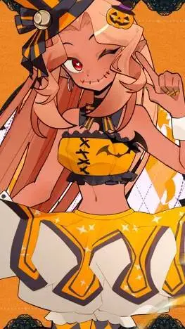 ai character: halloween jester background