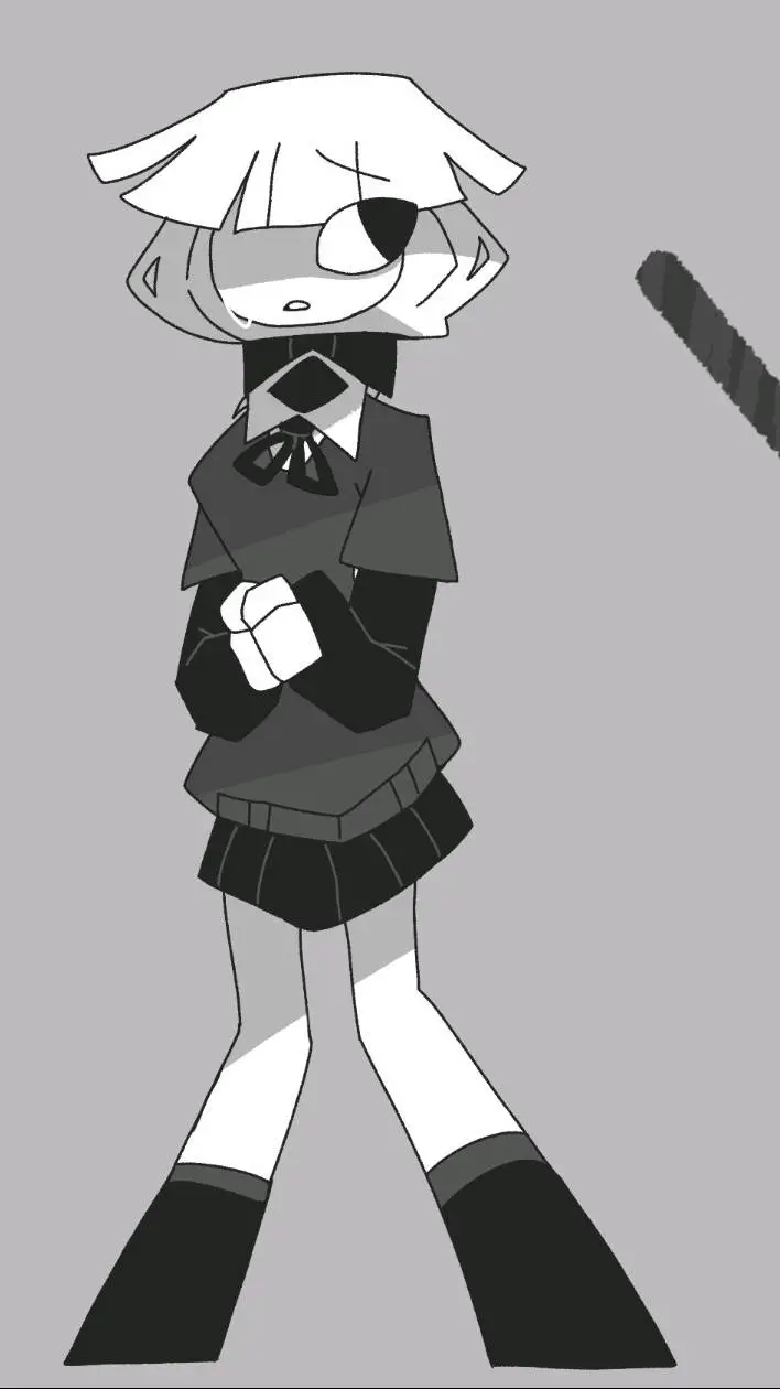 ai character: cliare  background