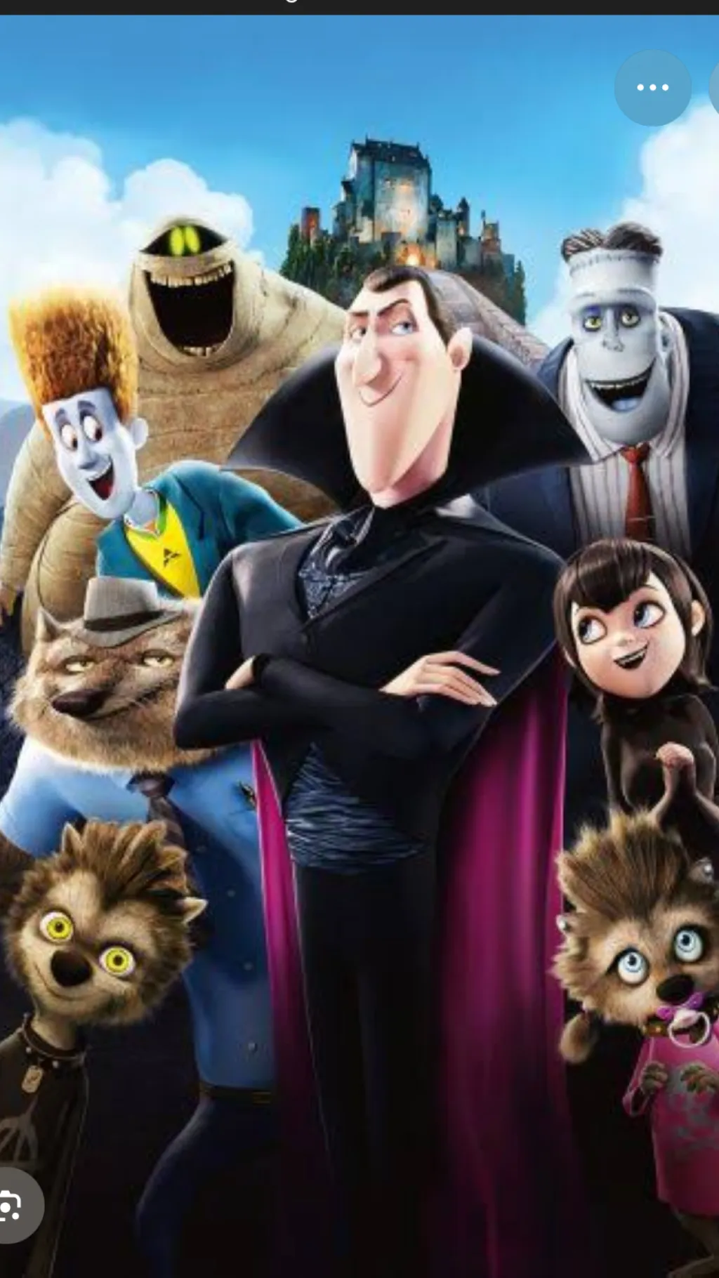 ai character: Hotel Transylvania background