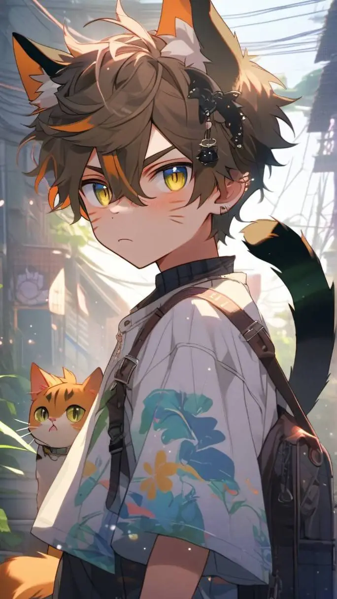 ai character: 🍁🍂oliver🍂🍁 background