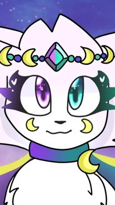 ai character: MoonEevee background