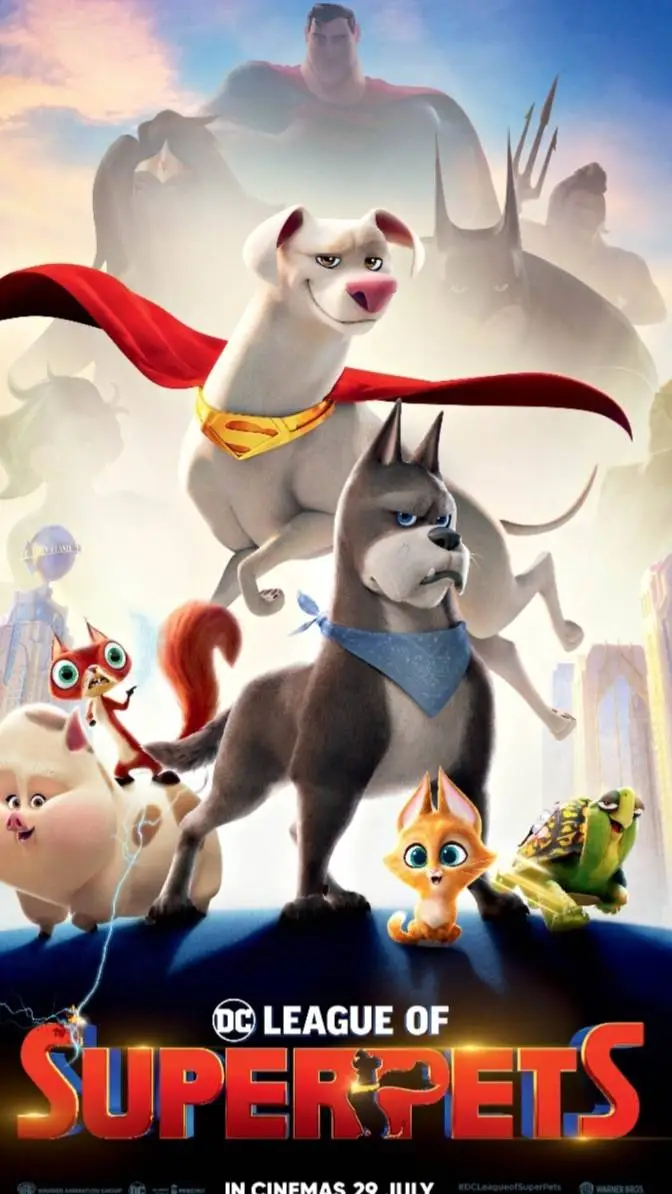 ai character: Superhero pets  background
