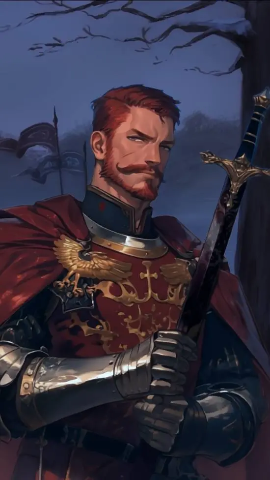 ai character: King Roland background
