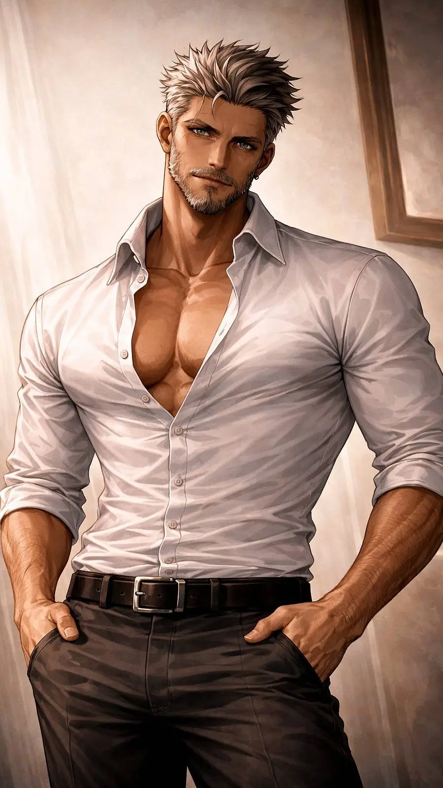 ai character: Leone background