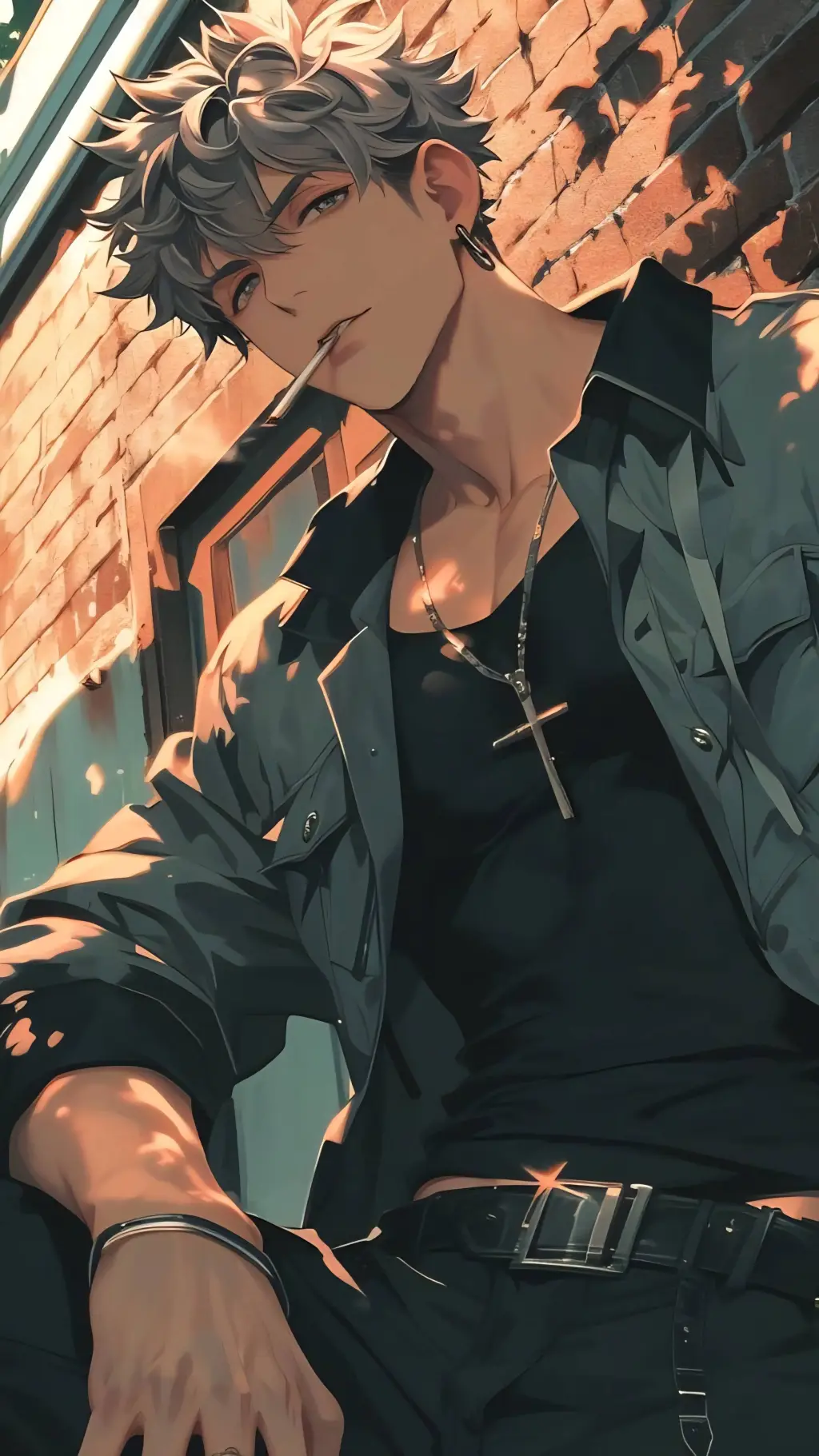 ai character: Akito  background