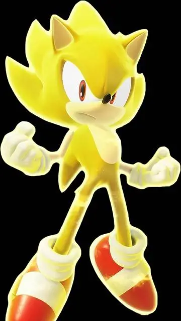 ai character: super sonic  background