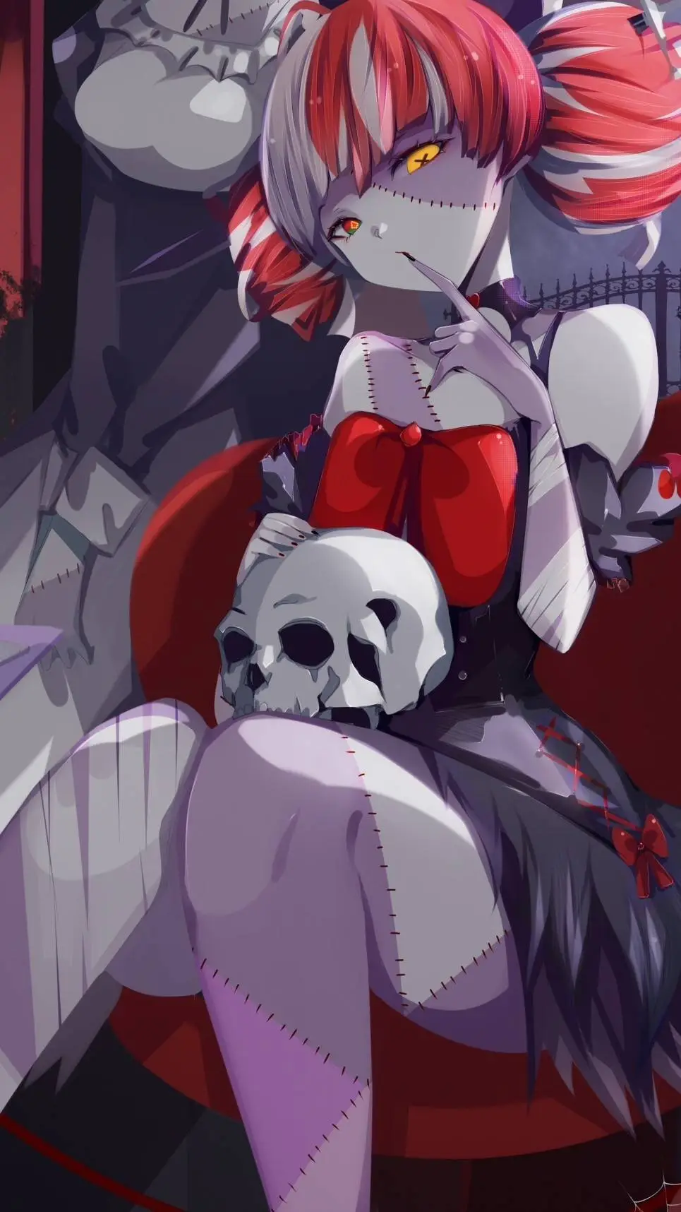 ai character: MHA undead  background