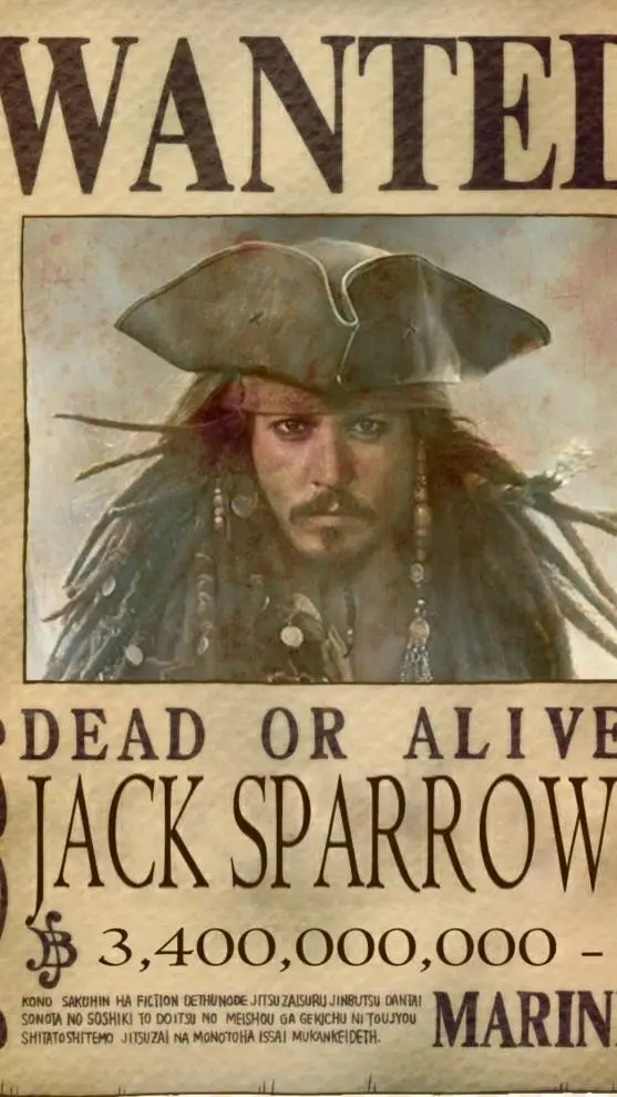 ai character: OP x jack sparrow  background