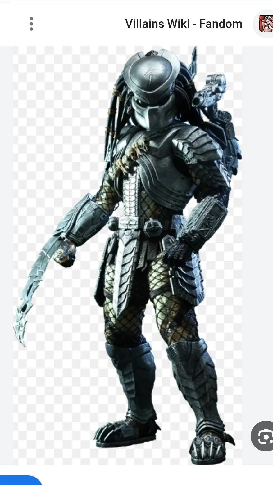 ai character: predator background