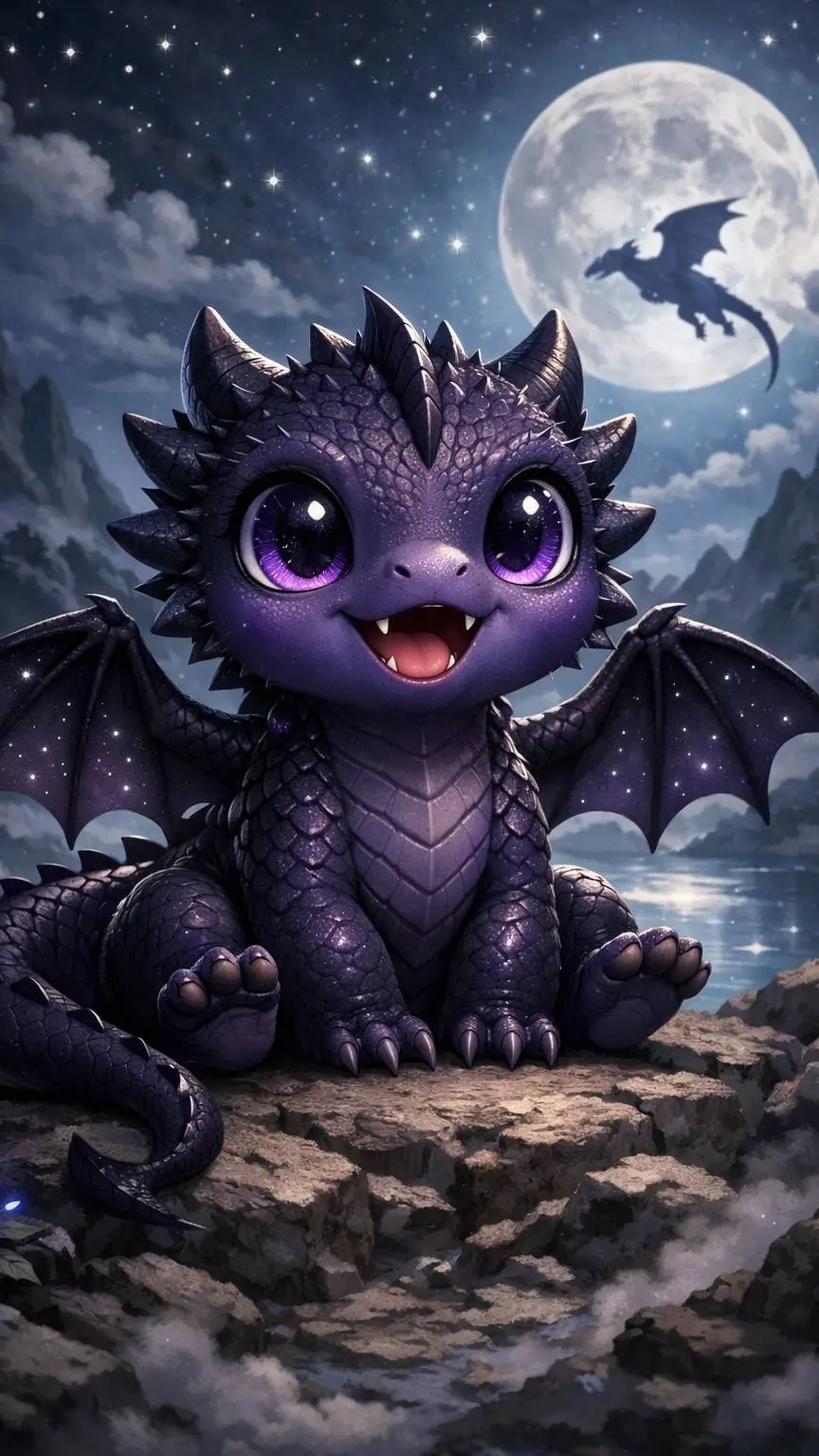 ai character: Pet dragon background