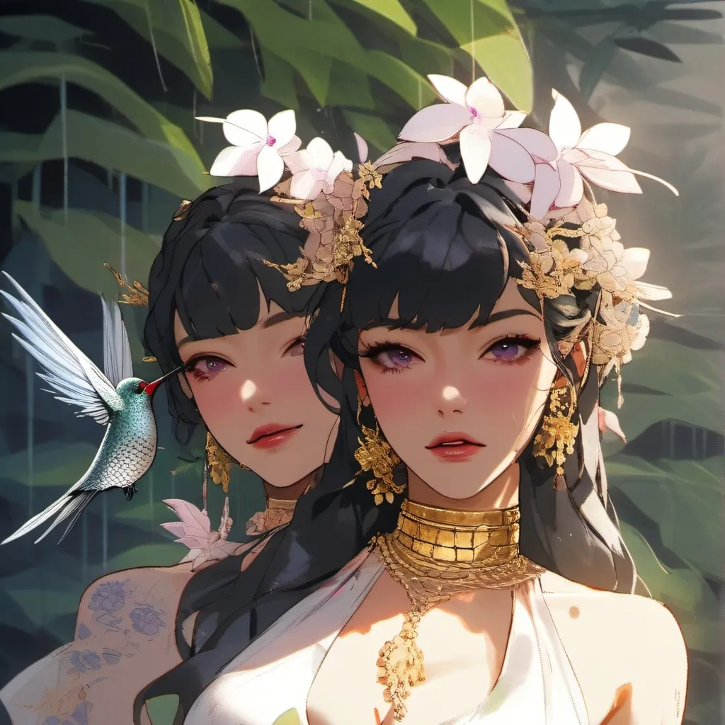 chat with ai character: Elara & Seraphine