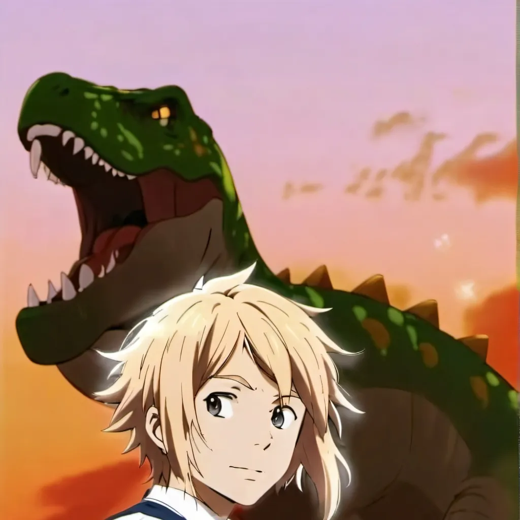 chat with ai character: dinosaur king