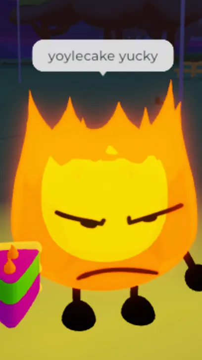 ai character: BFDI creep D: background