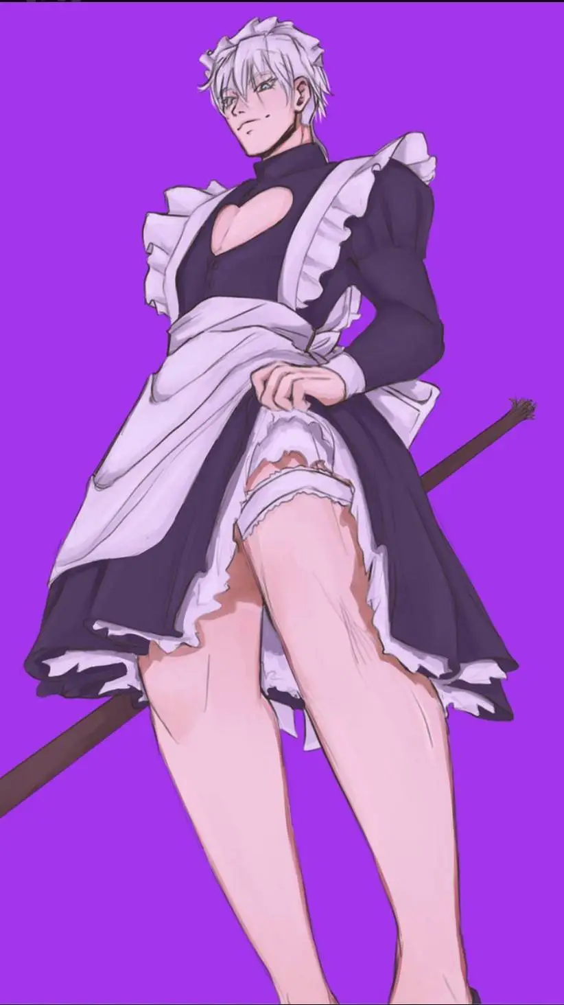 ai character: Maid Gojo background
