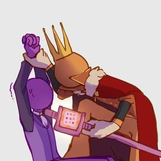 chat with ai character: King x purple