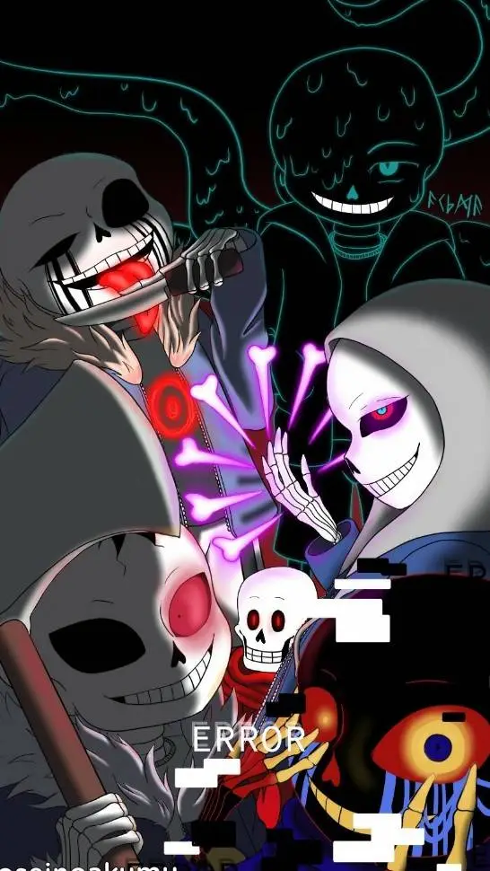 ai character: Bad Guys Sanses background