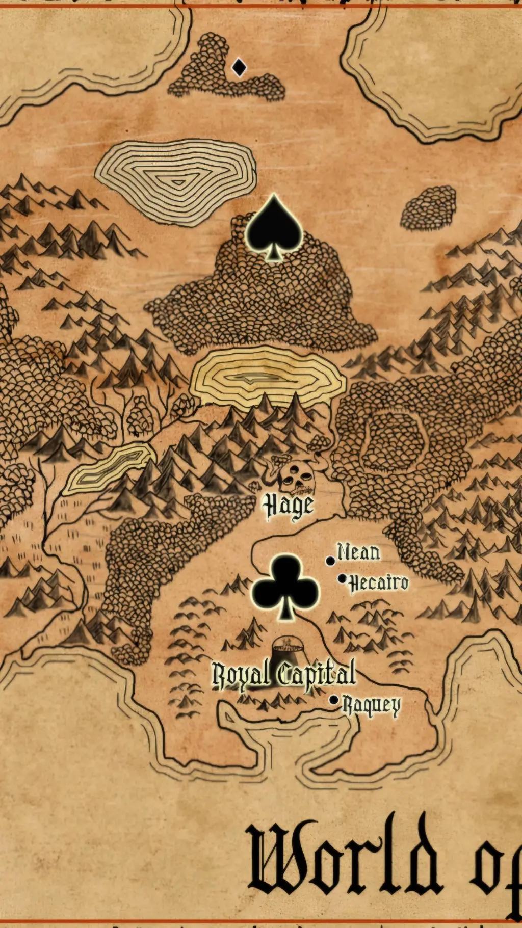 ai character: Black Clover world background