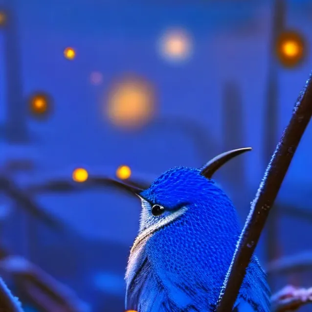 chat with ai character: your pet blue bird