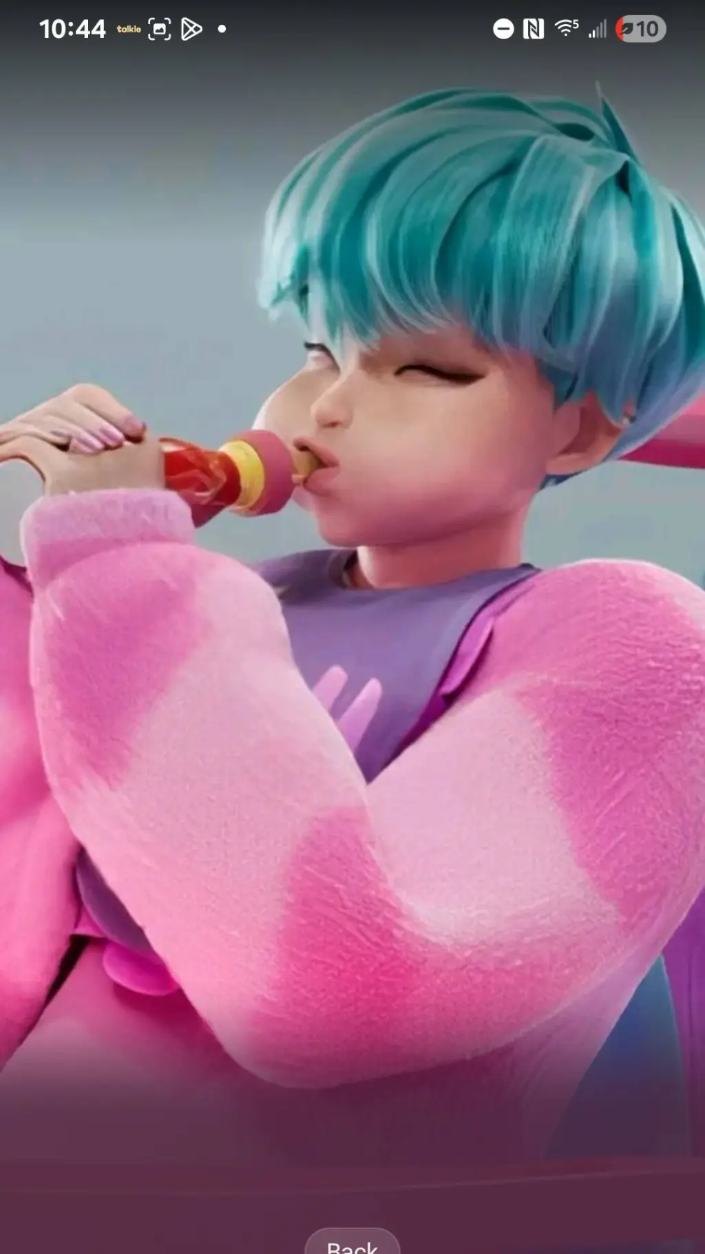 ai character: BABY SAJA!!!!!!!!! background