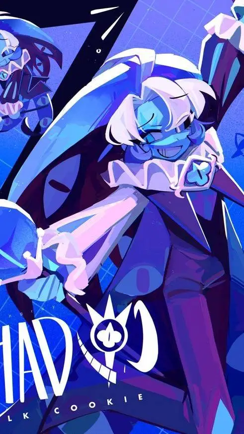 ai character: Shadow Milk Cookie background