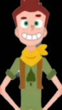 ai character: David camp camp  background