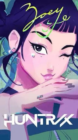 ai character: ZOEY background