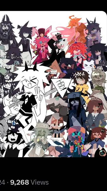 ai character: HBD KATIE 🎂 🥳 🎉!!! background