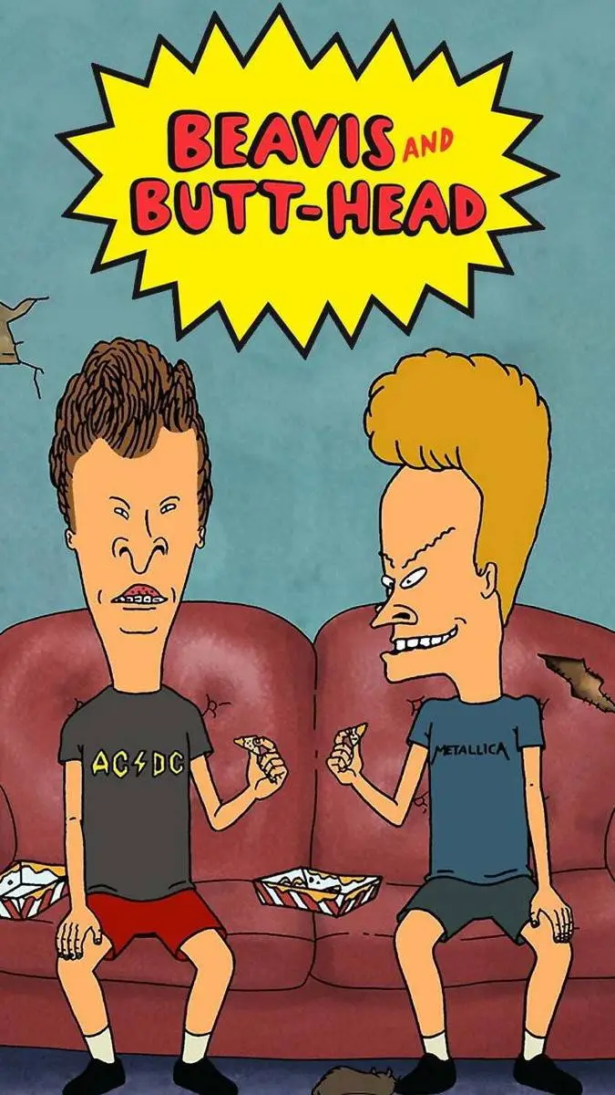 ai character: Beavis andbutthead background
