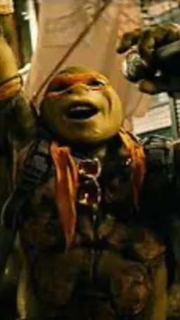 ai character: MICHELANGELO  background