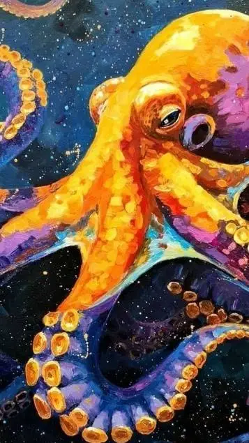 ai character: JIMMY THE octopus background