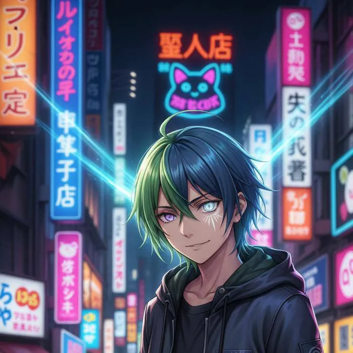 chat with ai character: Meki Kitsune