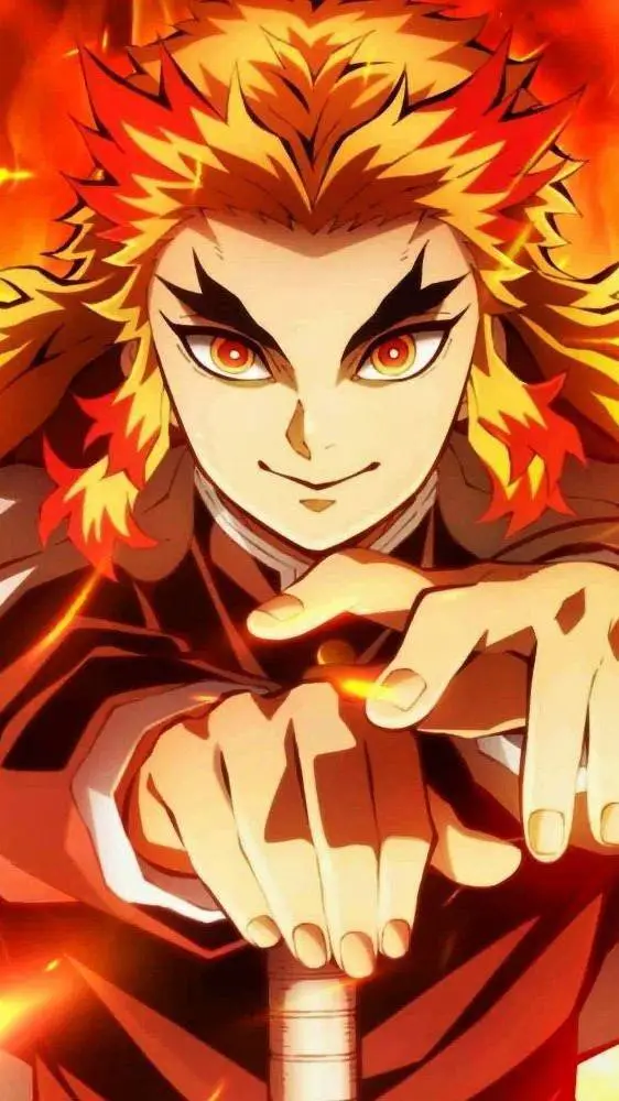 ai character: Kyojuro Rengoku background