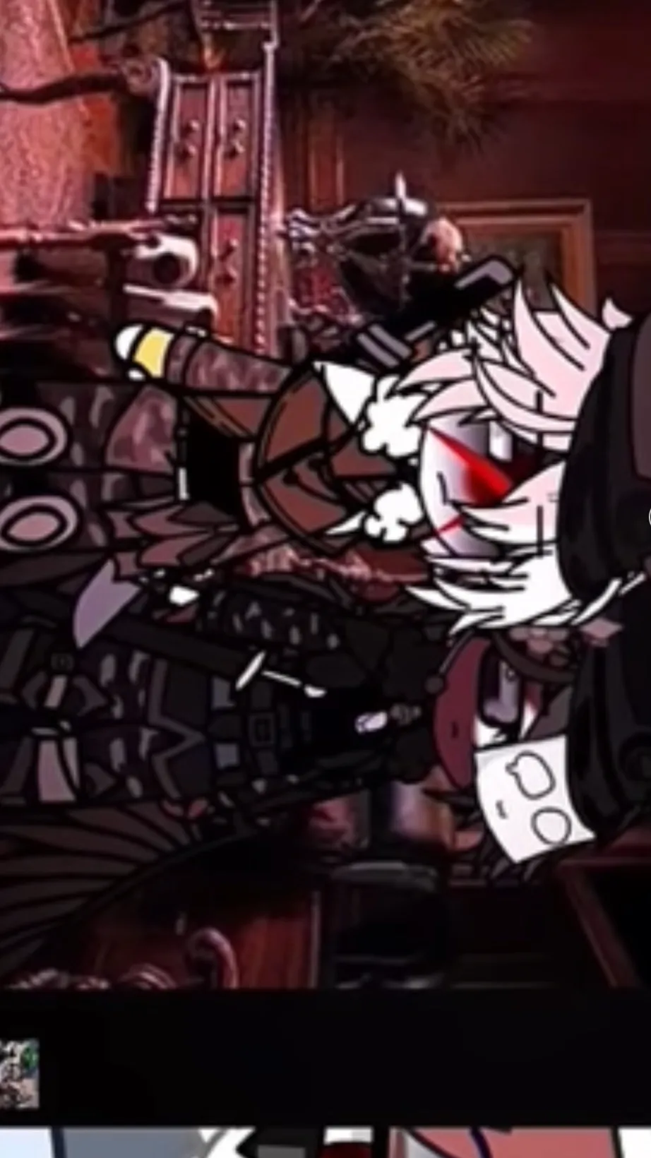 ai character: T.R angst background