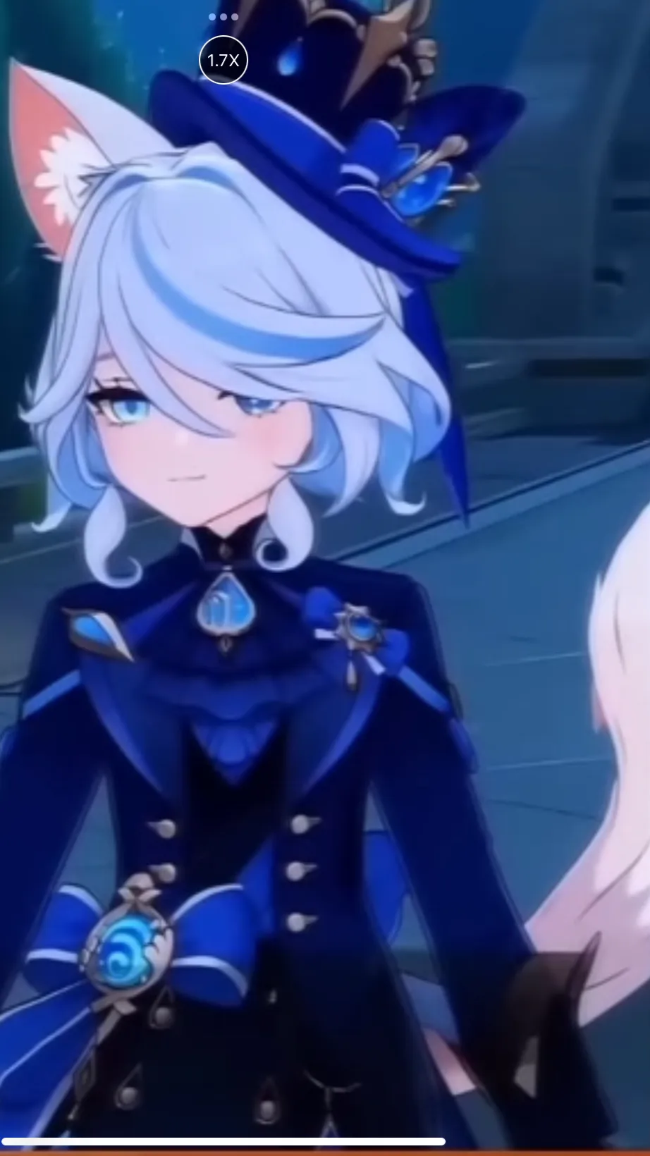 ai character: Fontaine  background