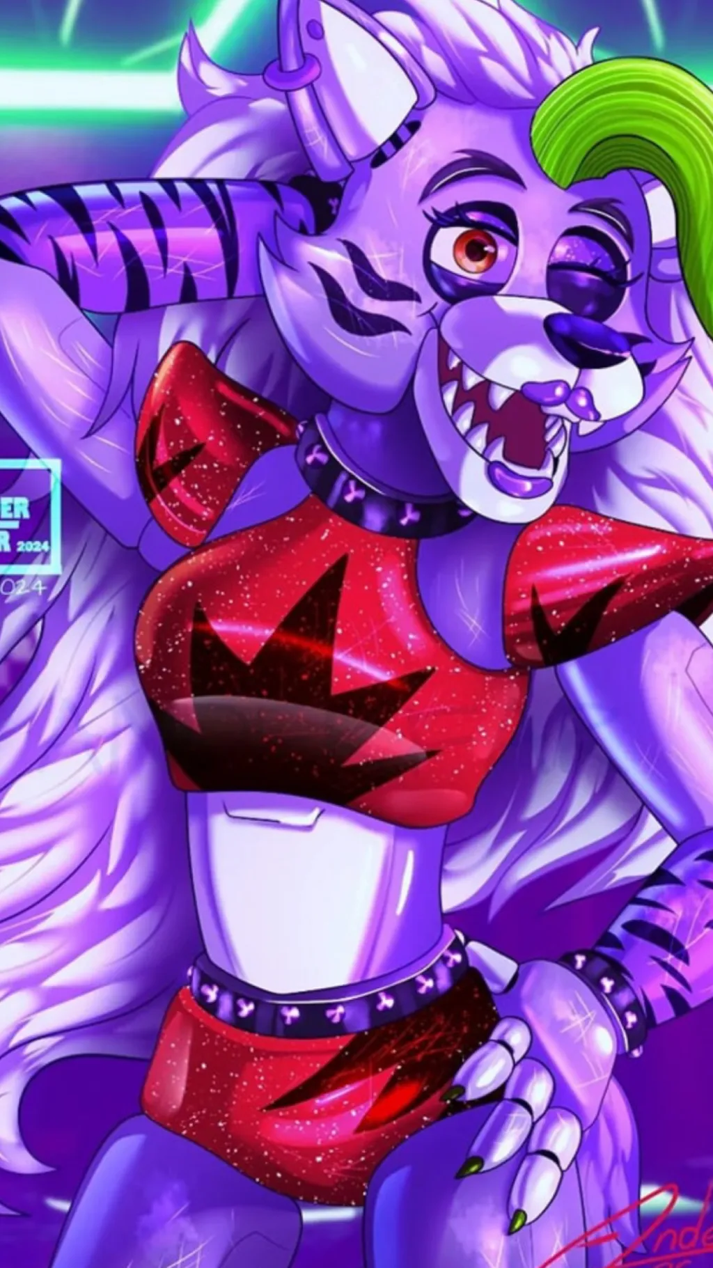 ai character: Security breach ig background