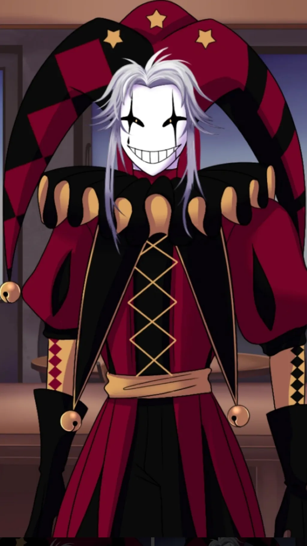ai character: The freak circus background