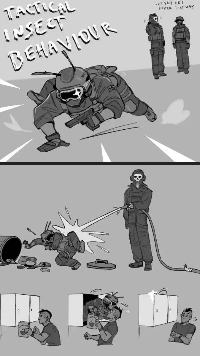 ai character: ~COD~insect behave background
