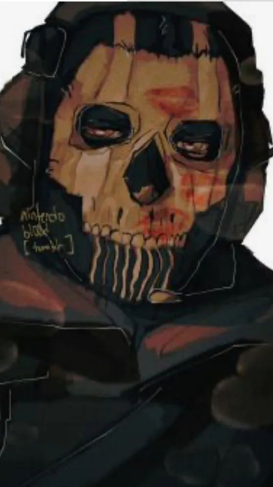 ai character: Simon Ghost Riley background