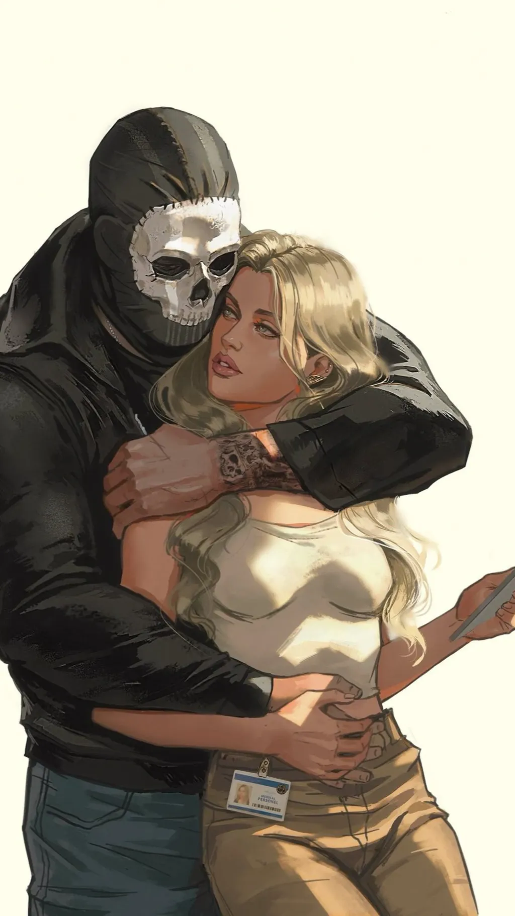 ai character: 👻Ghost👻 background