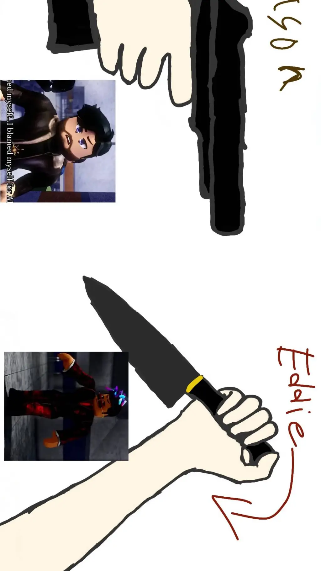 ai character: Splashtoons Murder background