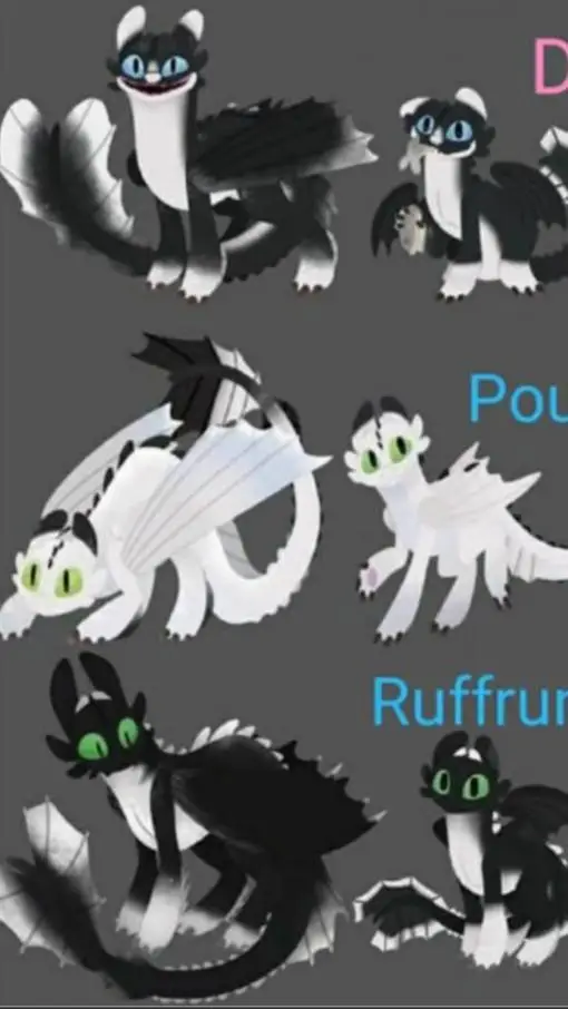 ai character: Nightlightfuries background