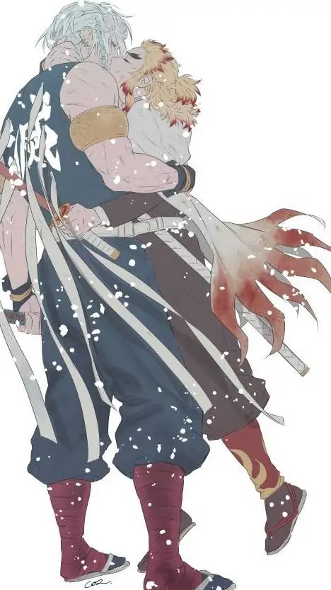 ai character: tengen x rengoku background