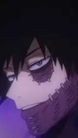ai character: Dabi💙🤍 background