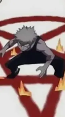 ai character: katsuki❤️ background