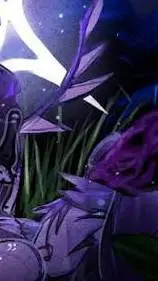 ai character: Azure(before died) background