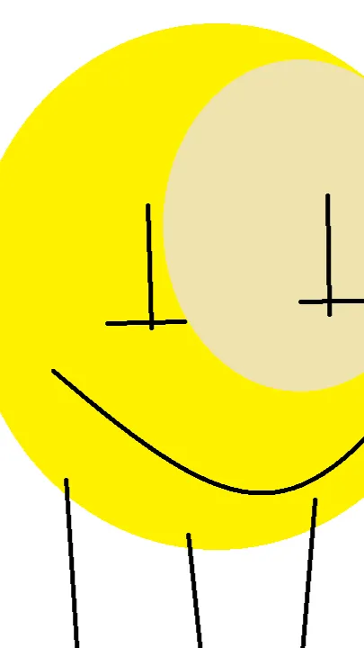 ai character: Yellow circle  background