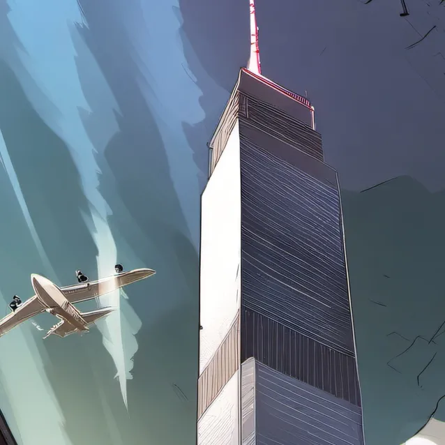 chat with ai character: 9/11 twin towers