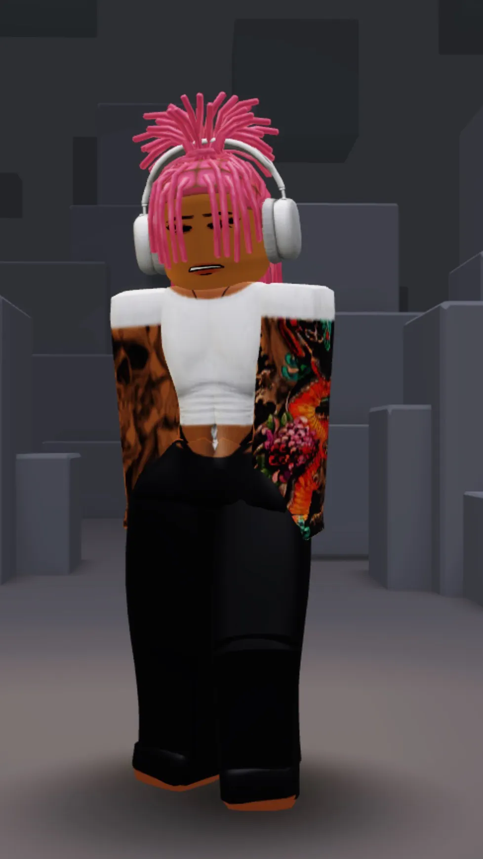 ai character: Mari(at the gym) background